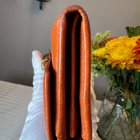 GUCCI Bamboo Accent Long Continental Leather Wallet - Picture 10 of 13